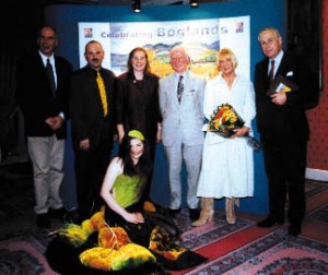 IPCC celebrate 20 years in 2002 with L to R: Matthijs Schouten, Peter Foss, Catherine O Connell, Eamon de Buitlear, Pauline Bewick and His Excellencey, Mr Jacobus van der Velden. Fiona Fallon seated. 