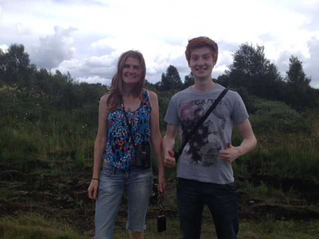 Donna and James Rainey at  The Gathering Ireland 2013 in the Bog of Allen 2
