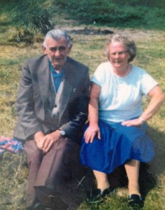 Nancy and Paddy Sweeney on Roseberry Bog